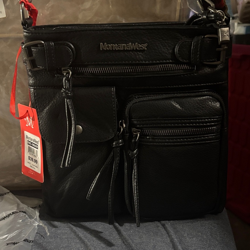 Montana West Black Messenger Crossbody Bag